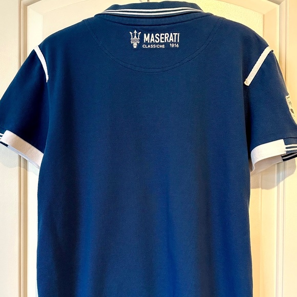 Maserati Distressed Polo Style Shirt Men’s US S - Picture 4 of 9